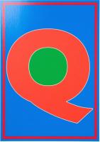 Dazzle Letter Q by Sir Peter Blake